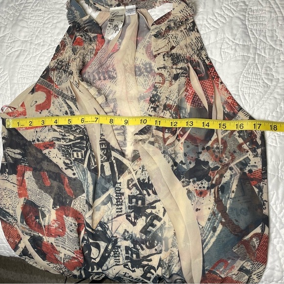 Vintage Guess Los Angeles Sheer Halter Blouse – Size Small - Picture 5 of 13